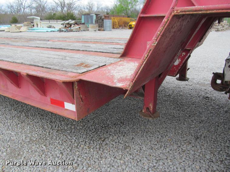 image for item K4949 1979 Holden drop deck equipment trailer