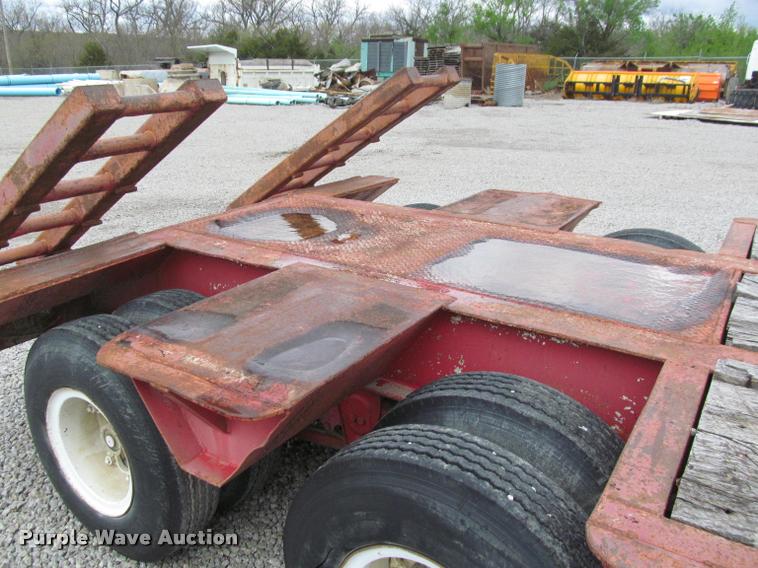 image for item K4949 1979 Holden drop deck equipment trailer