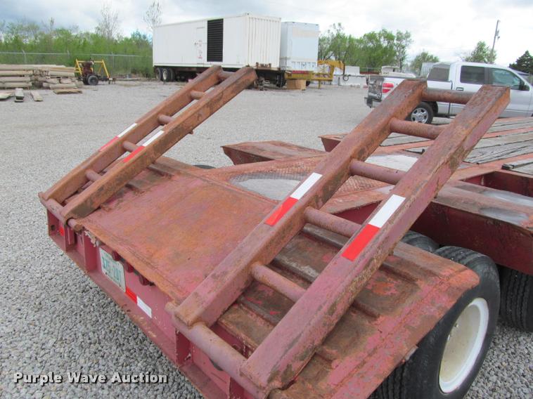 image for item K4949 1979 Holden drop deck equipment trailer