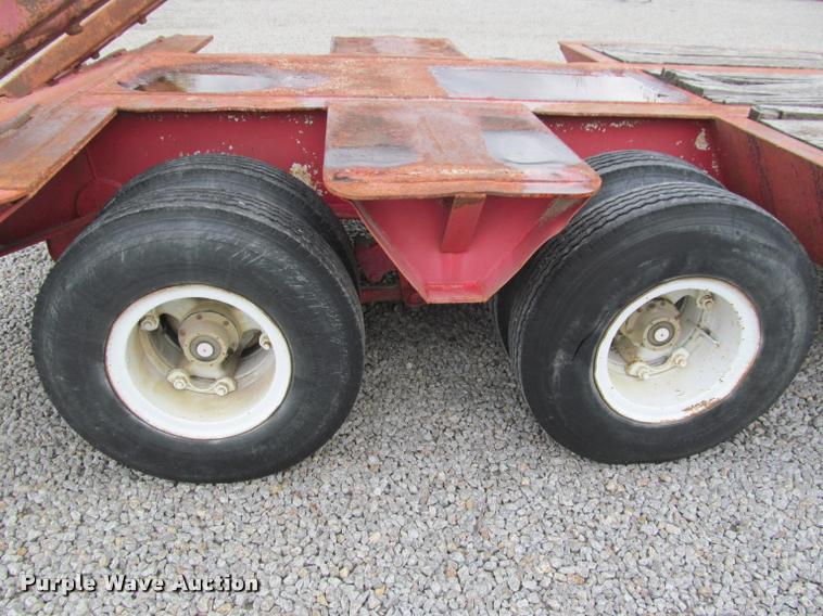 image for item K4949 1979 Holden drop deck equipment trailer