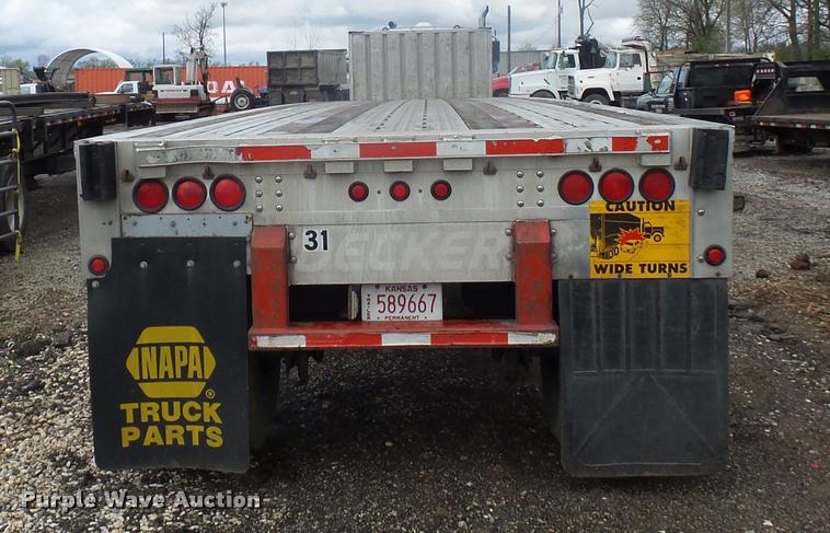 image for item L4663 2003 Wilson CF900 flatbed trailer