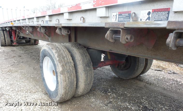 image for item L4663 2003 Wilson CF900 flatbed trailer