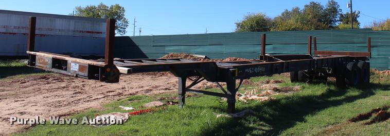 image for item L4906 2005 shop built pipe trailer