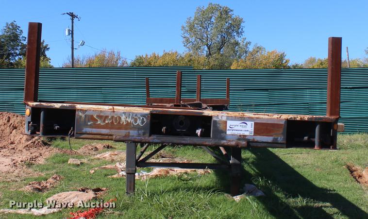 image for item L4906 2005 shop built pipe trailer