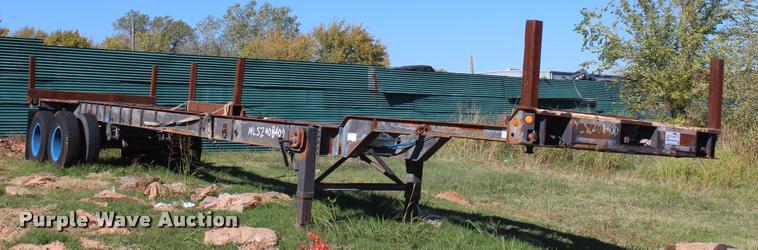 image for item L4906 2005 shop built pipe trailer