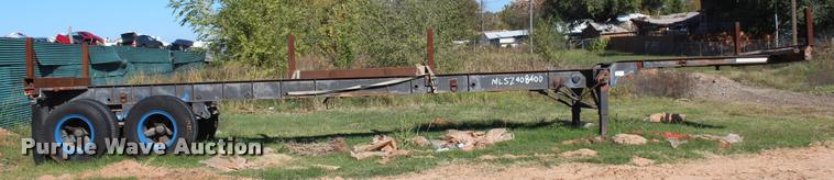 image for item L4906 2005 shop built pipe trailer