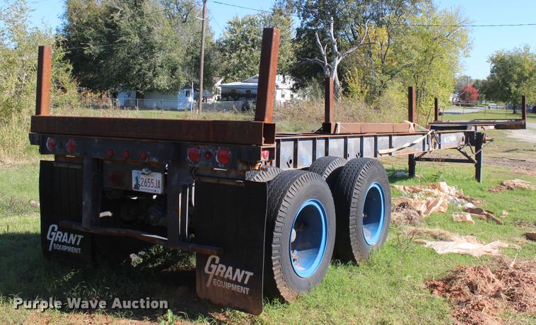 image for item L4906 2005 shop built pipe trailer