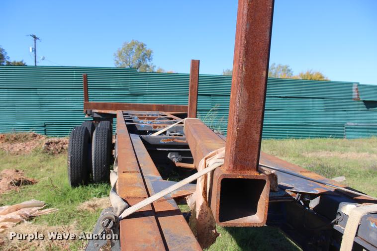 image for item L4906 2005 shop built pipe trailer