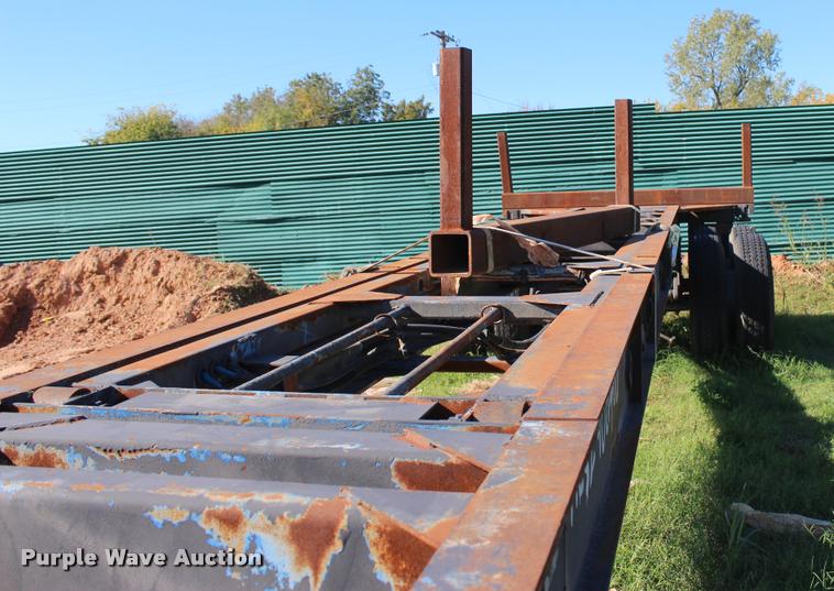 image for item L4906 2005 shop built pipe trailer