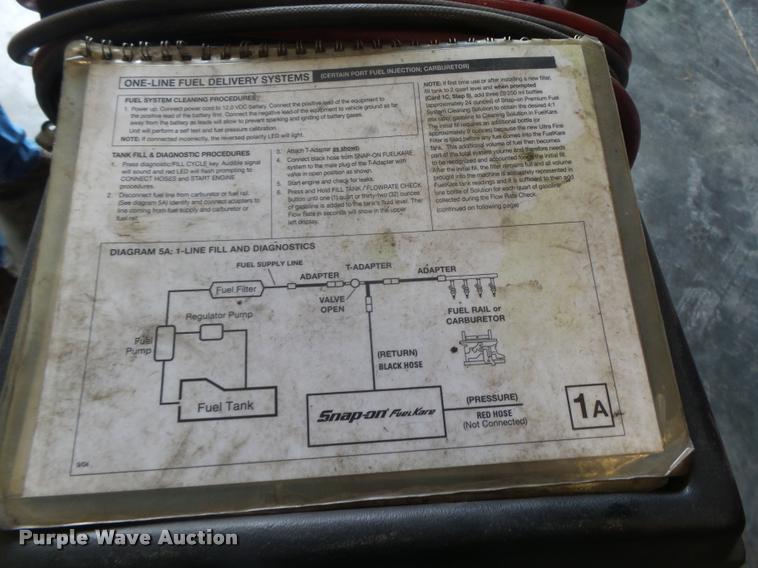 image for item AU9585 Snap-on EEFS305A Fuel Kare pressure vacuum tester