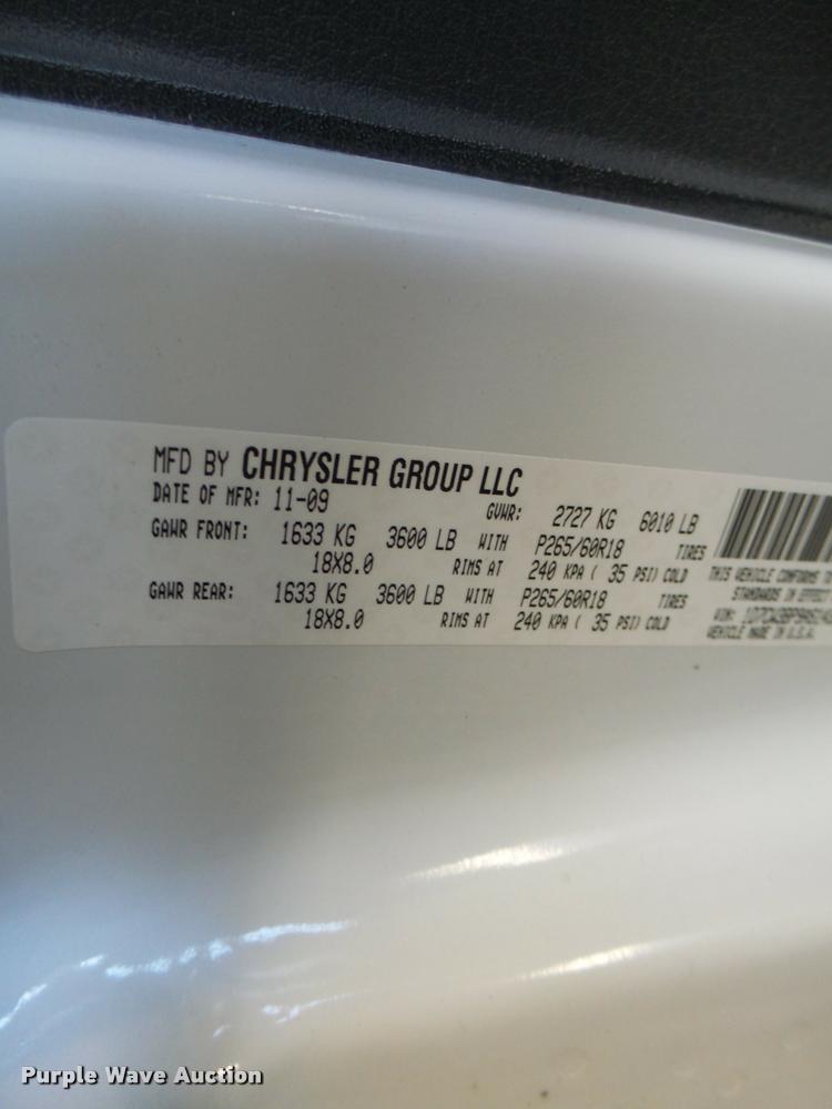 image for item AW9539 2010 Dodge Dakota Ext. Cab pickup truck