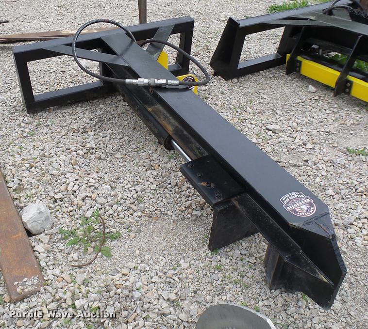 Warehouse Iron Works inverted skid steer log splitter in Centerview, MO