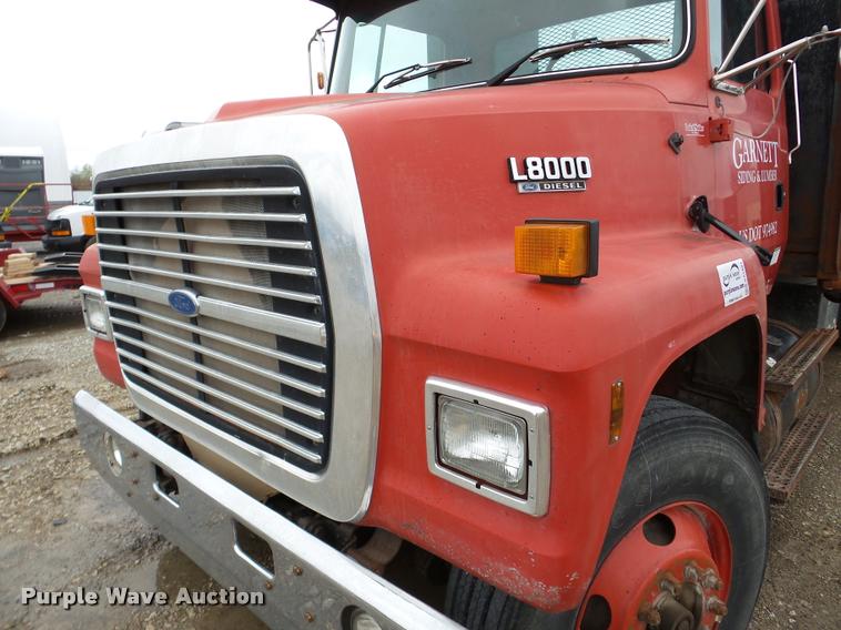 image for item DA1861 1995 Ford LN8000 dump flatbed truck