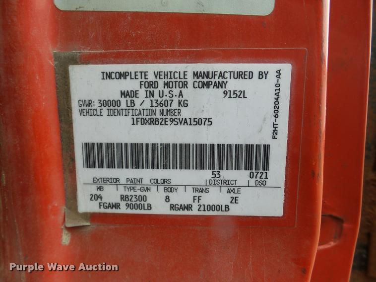 image for item DA1861 1995 Ford LN8000 dump flatbed truck