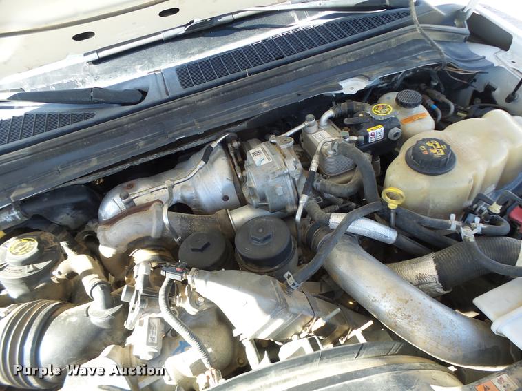 image for item DA3445 2010 Ford F350 Super Duty Crew Cab flatbed pickup truck