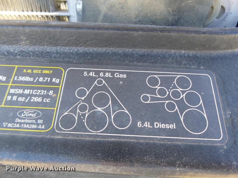 image for item DA3445 2010 Ford F350 Super Duty Crew Cab flatbed pickup truck