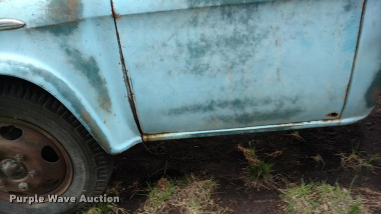 image for item DA5535 1957 Chevrolet flatbed truck