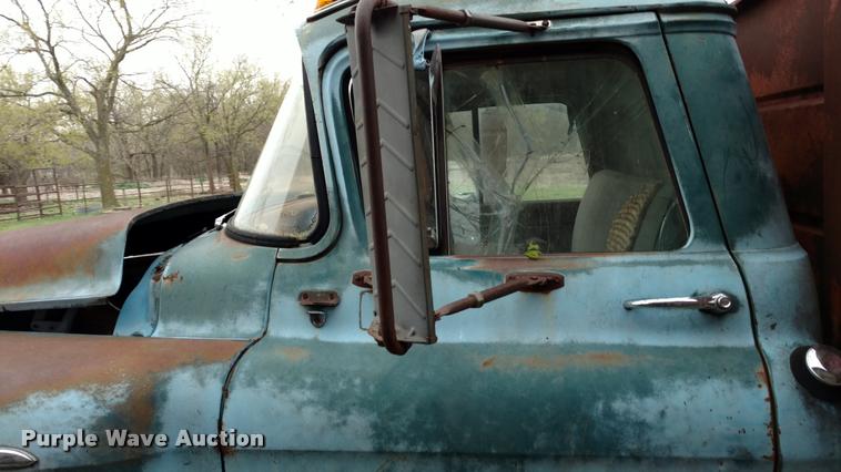 image for item DA5535 1957 Chevrolet flatbed truck