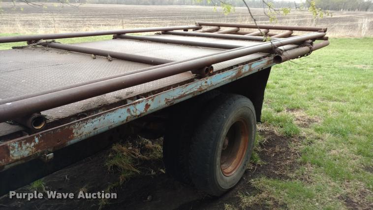 image for item DA5535 1957 Chevrolet flatbed truck