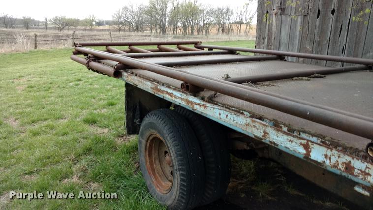 image for item DA5535 1957 Chevrolet flatbed truck