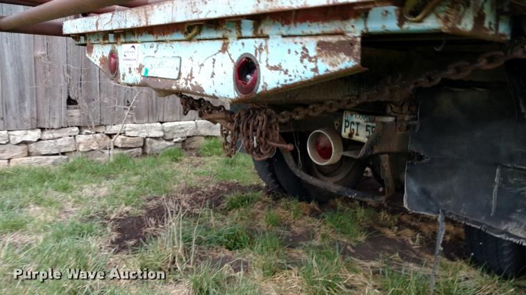 image for item DA5535 1957 Chevrolet flatbed truck