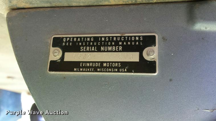 image for item DA5542 1984 Monark aluminum boat