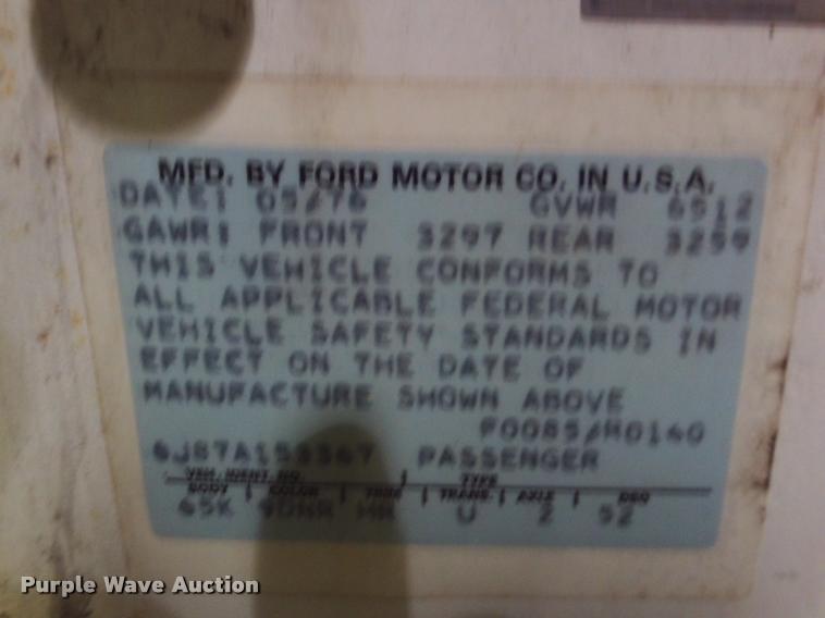 image for item DA6038 1976 Ford Thunderbird