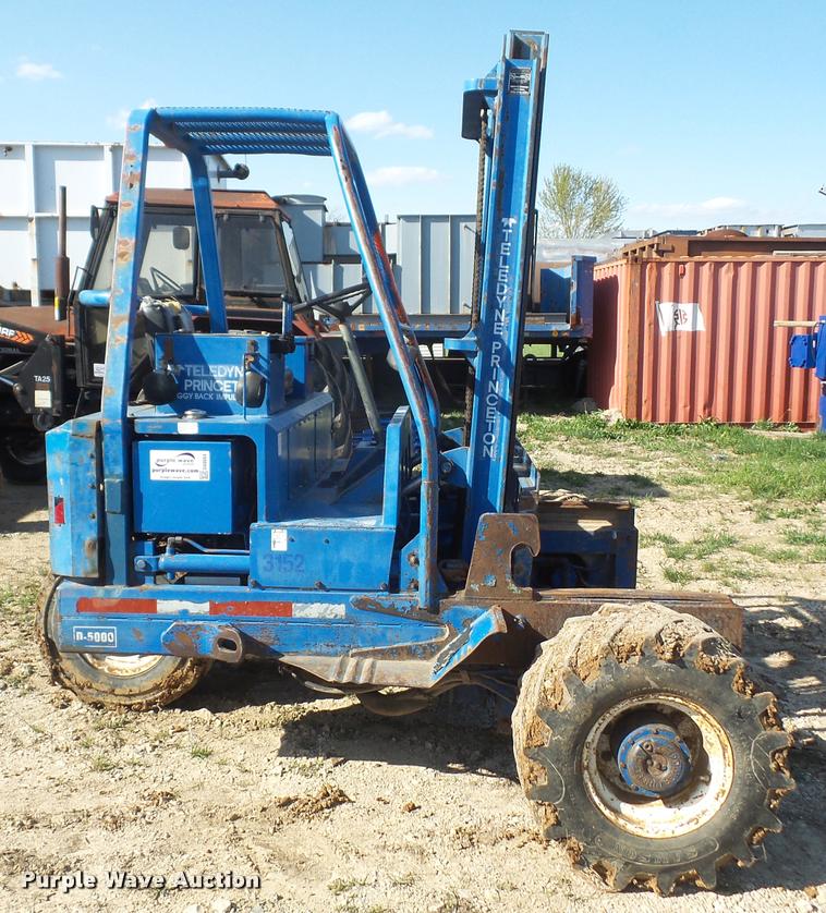 image for item DA8064 1996 Teledyne Princeton D5000 piggyback forklift