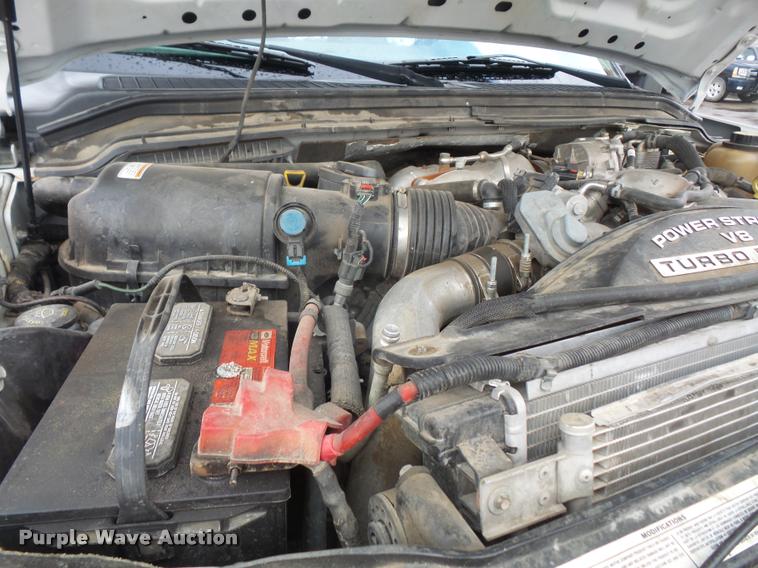 image for item DA8095 2008 Ford F550 Crew Cab flatbed truck