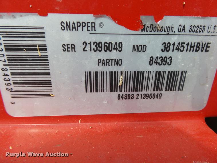 image for item DA9086 Snapper 1438H lawn mower