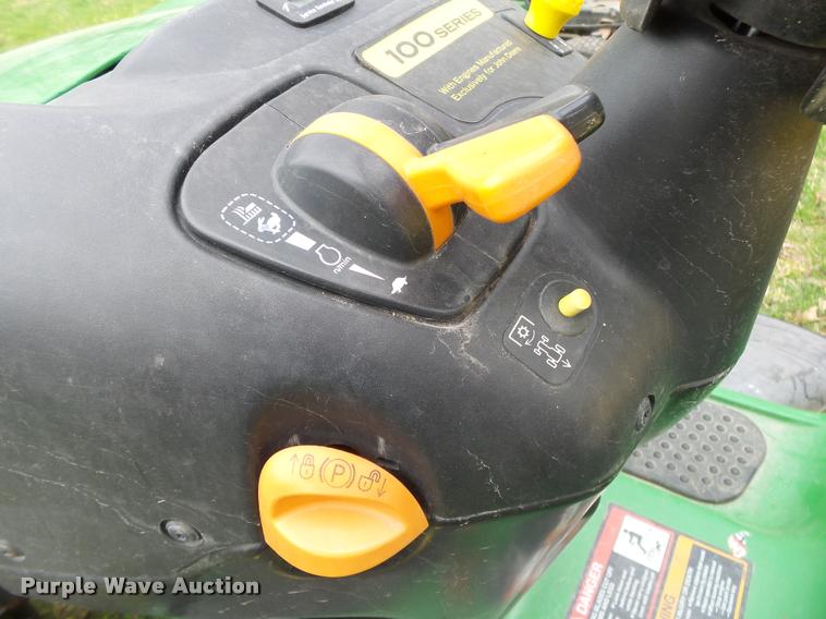 image for item DA9087 John Deere 155C lawn mower