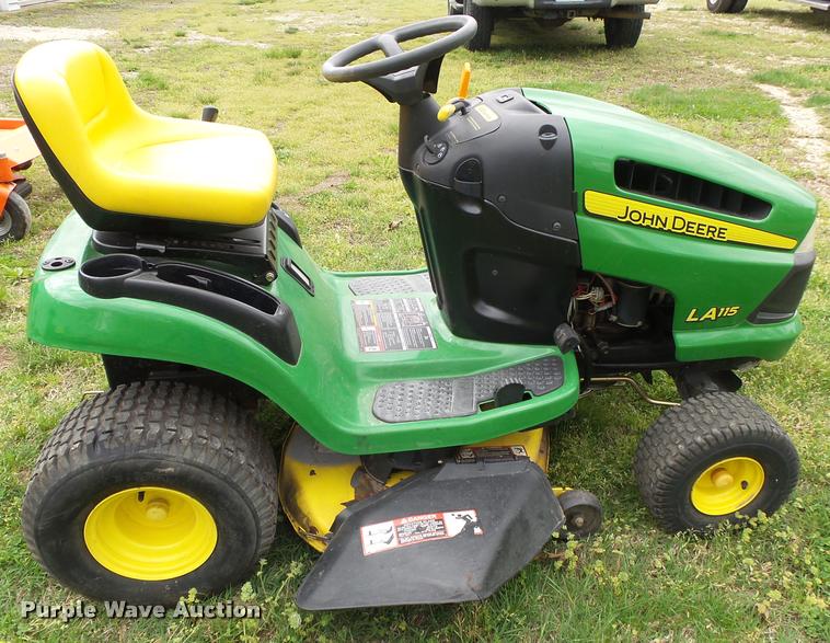 image for item DA9088 John Deere LA115 lawn mower