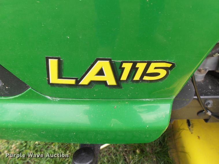 image for item DA9088 John Deere LA115 lawn mower
