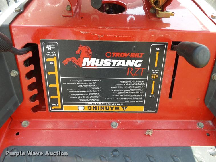 image for item DA9097 Troy-Bilt Mustang RZT lawn mower