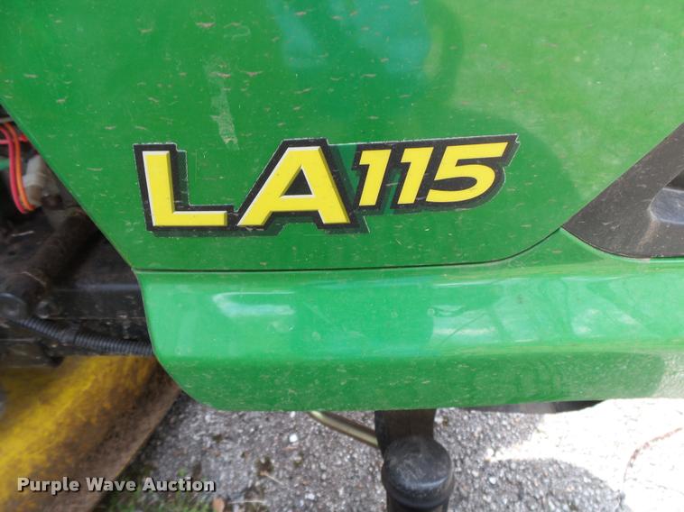 image for item DA9103 John Deere LA115 lawn mower