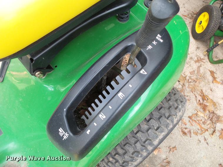 image for item DA9103 John Deere LA115 lawn mower