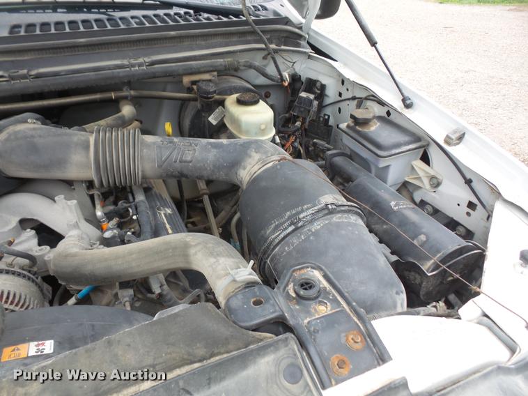 image for item DB0603 2004 Ford F350 Super Duty flatbed pickup truck