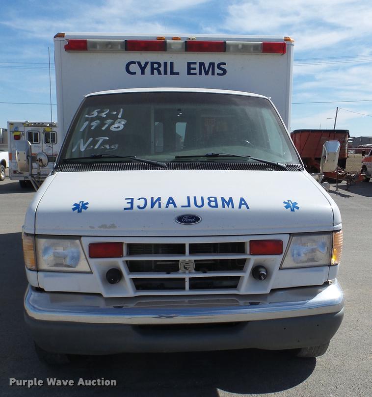 image for item DB2465 1998 Ford Econoline E450 ambulance