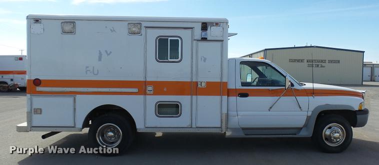 image for item DB2466 1994 Dodge Ram 3500 ambulance