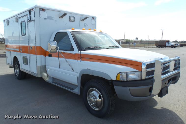 image for item DB2466 1994 Dodge Ram 3500 ambulance