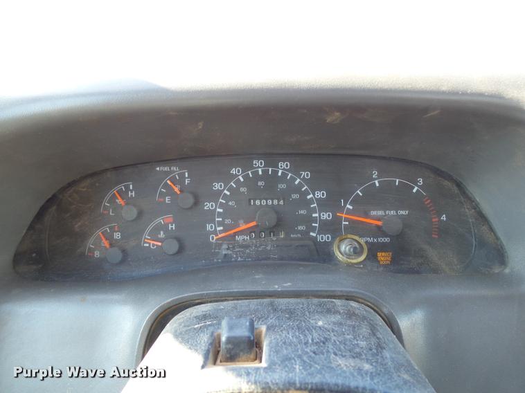 image for item DB4692 2000 Ford F350 XL Super Duty flatbed pickup truck