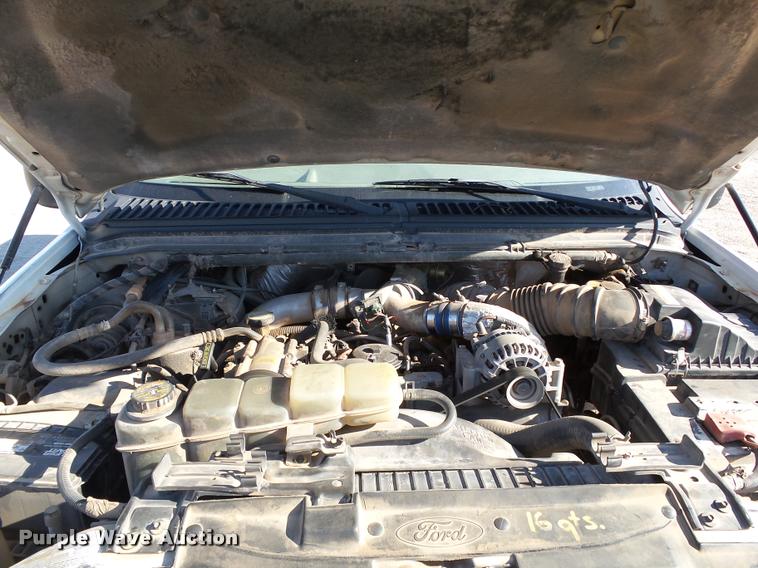 image for item DB4692 2000 Ford F350 XL Super Duty flatbed pickup truck