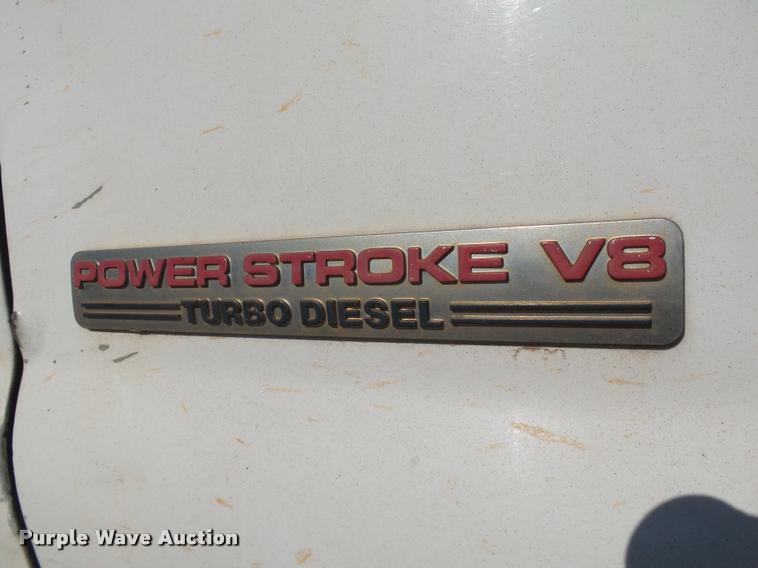 image for item DB4692 2000 Ford F350 XL Super Duty flatbed pickup truck