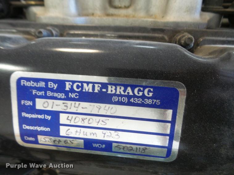 image for item DC9237 GM 6.2L V8 diesel engine