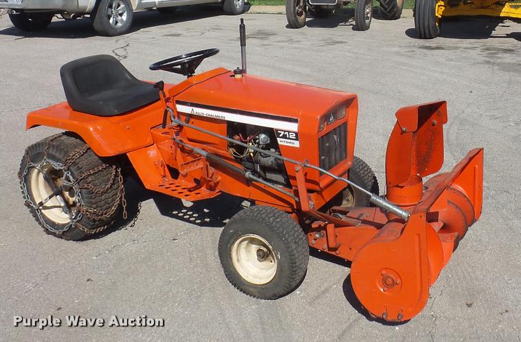 image for item DC9238 Allis Chalmers 712 Hydro garden tractor
