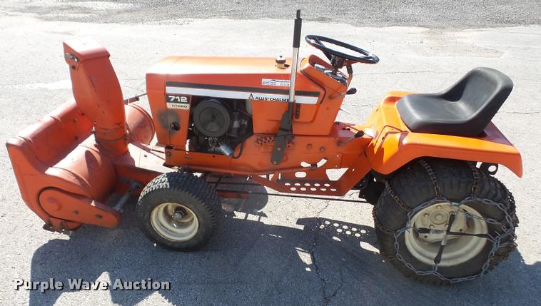 image for item DC9238 Allis Chalmers 712 Hydro garden tractor