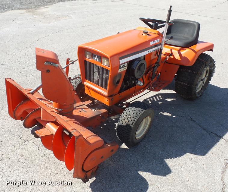 image for item DC9238 Allis Chalmers 712 Hydro garden tractor