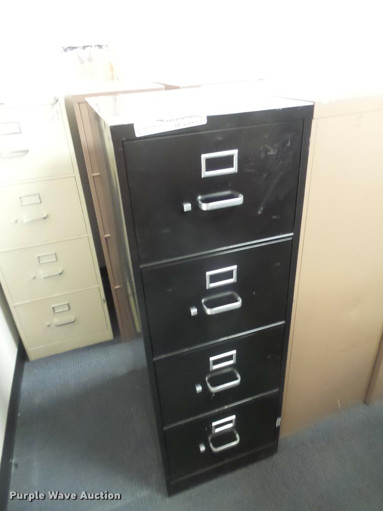 image for item DC9279 (15) four drawer letter filing cabinets