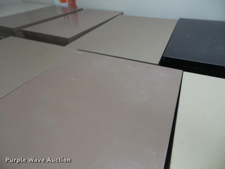 image for item DC9279 (15) four drawer letter filing cabinets