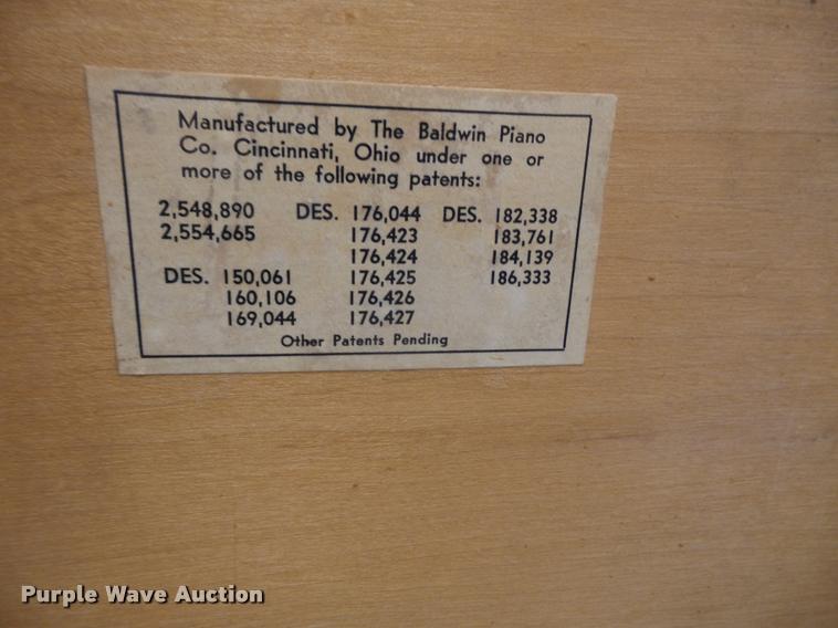 image for item DC9291 Baldwin Acrosonic piano